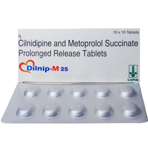 dilnip m 25mg tablet 10's